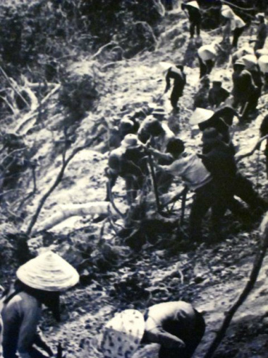 Vietnamese Working on the Ho Chi Minh Trail