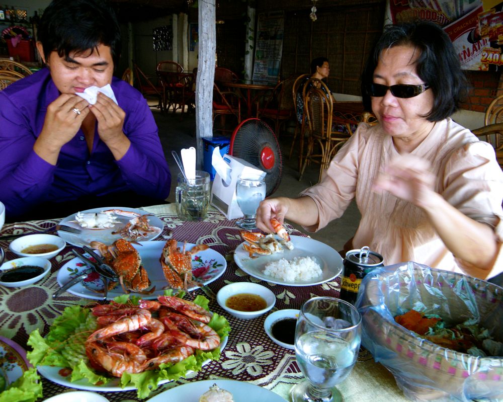 Seafood Feast in Kep