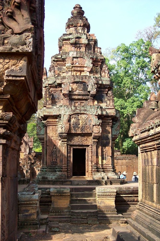 Angkor Temple with Apsaras