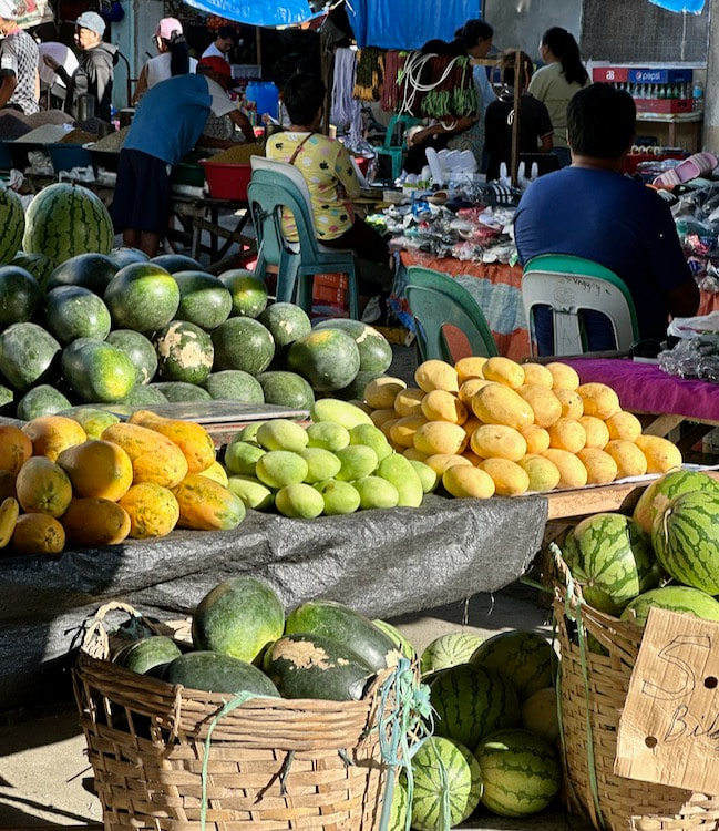 Fruit Section in Sta. Barbara Market