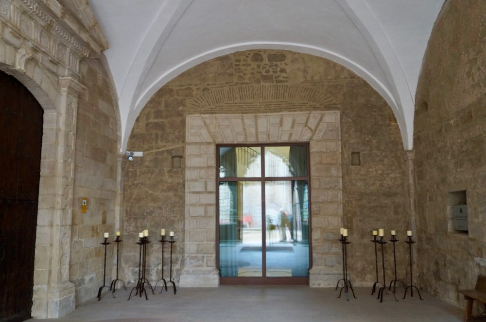 Entrance to the Parador in Lleida
