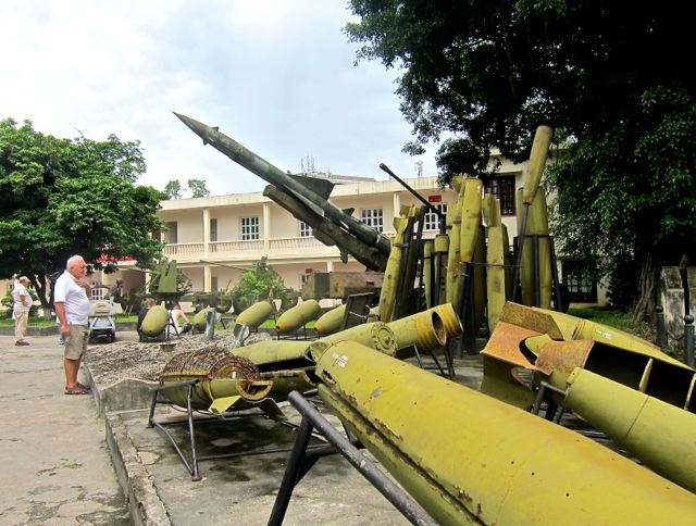 Weapons at the Vietnam Military Museum