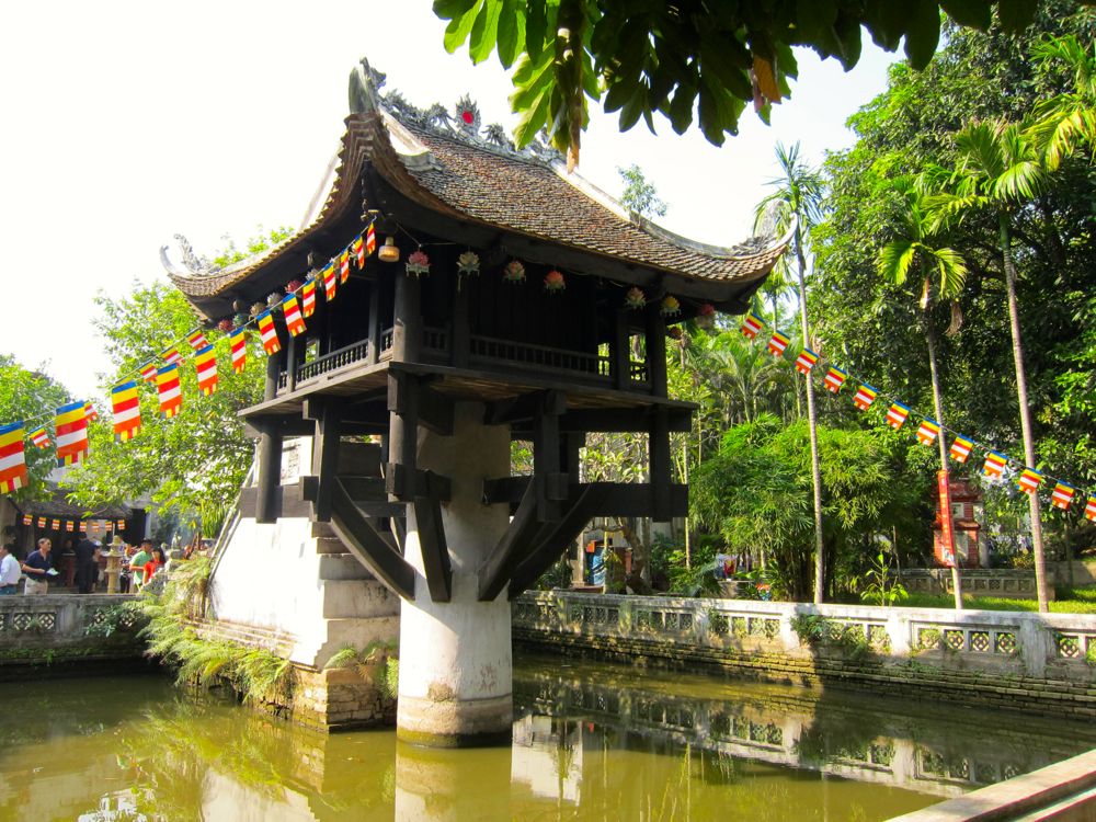 One Pillar Pagoda in Vietnam