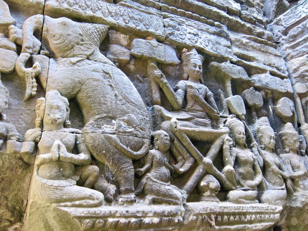 Angkor carvings
