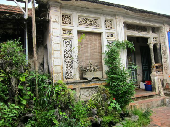 Traditional village House in Vietnam