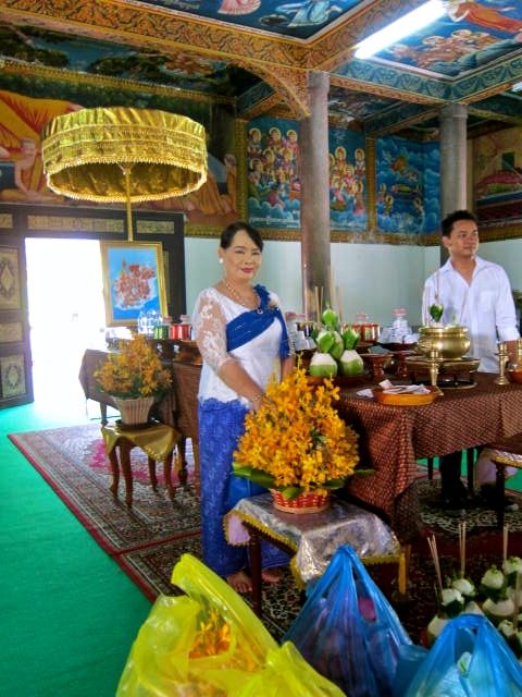 Altar for Khmer New Year Angel