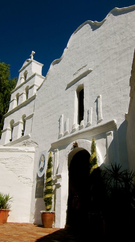 Facade of the Mission San Diego de Alcala