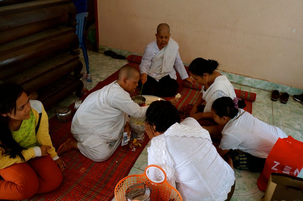 Blessing on Khmer New Year