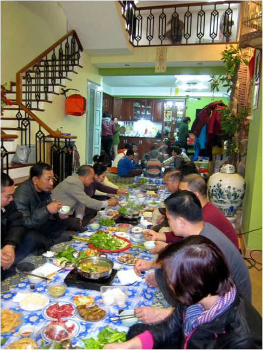 TET Celebration of Vietnamese Family