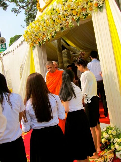 Monk Blessing for Khmer New Year 2016