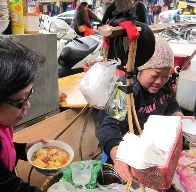 Street Food Vendor in Hanoi