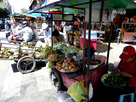 Street Vendor in Phnom Penh