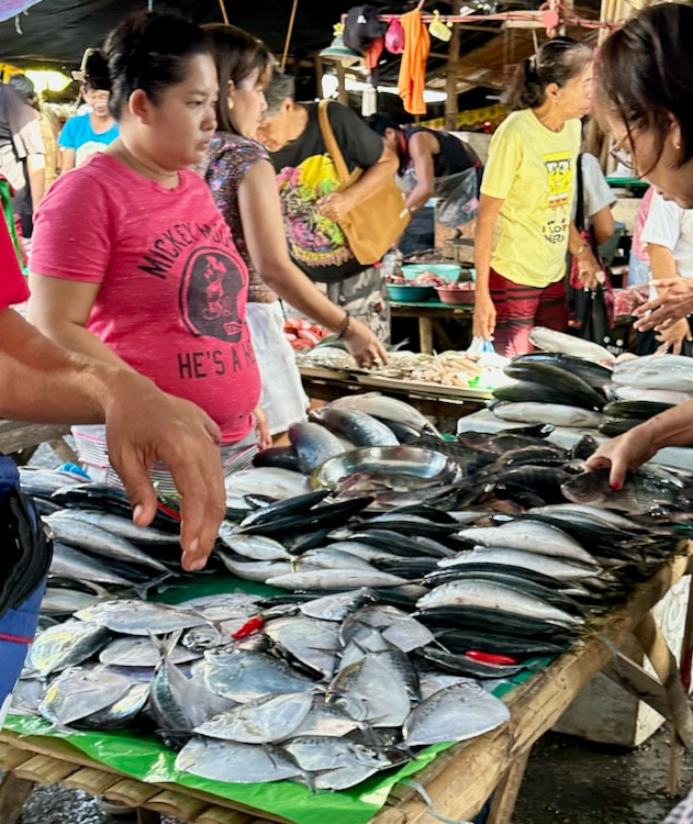 Fish Stall in Sta. Barbara Market, Iloilo