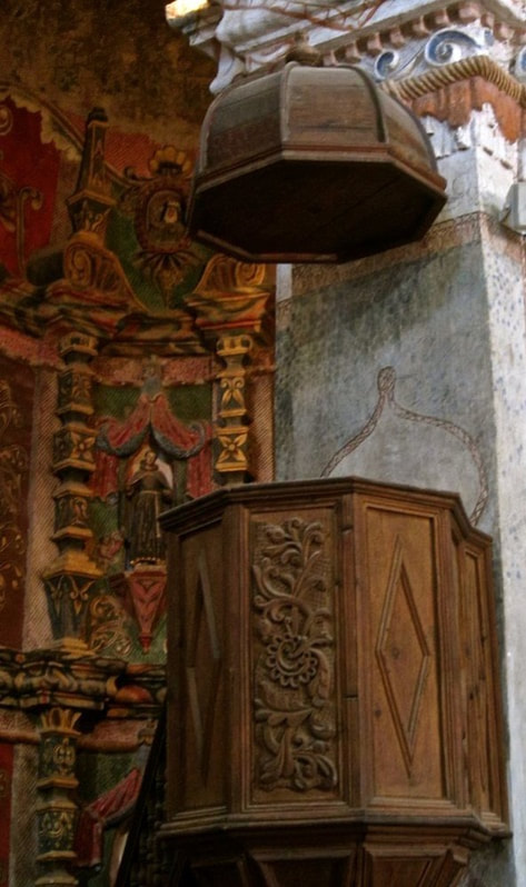 The Pulpit in San Xavier del Bac