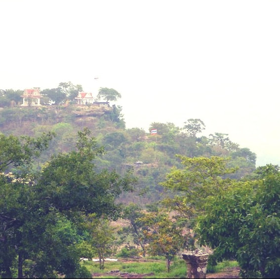 Thai Hill Viewing Point for  Preah Vihear