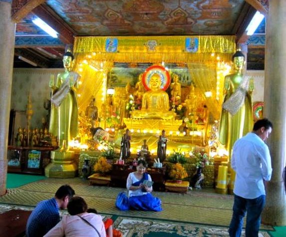 Temple Visit on Khmer New Year