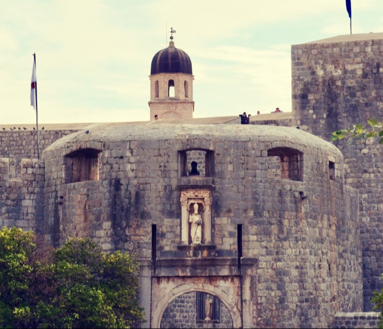 Entrance to City Walls Dubrovnik