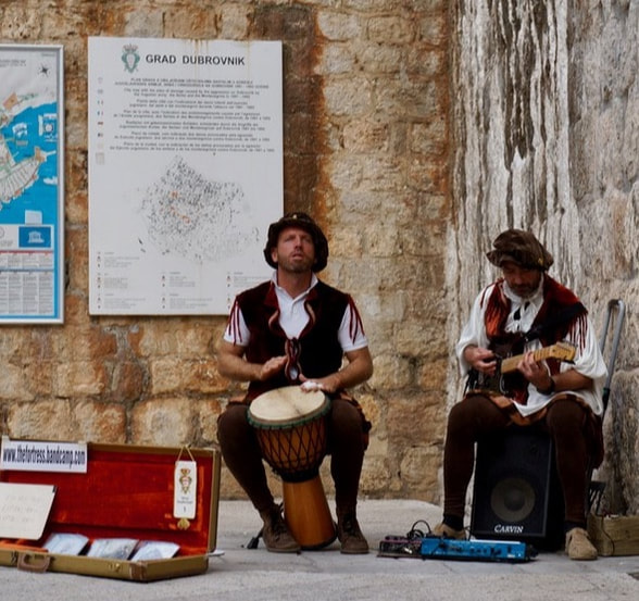 Folk Musicians in Dubrovnik