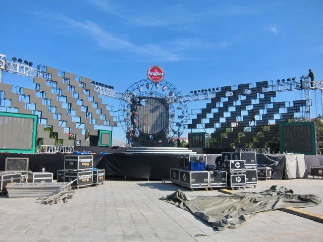 Cambodia Water Festival Concert Stage