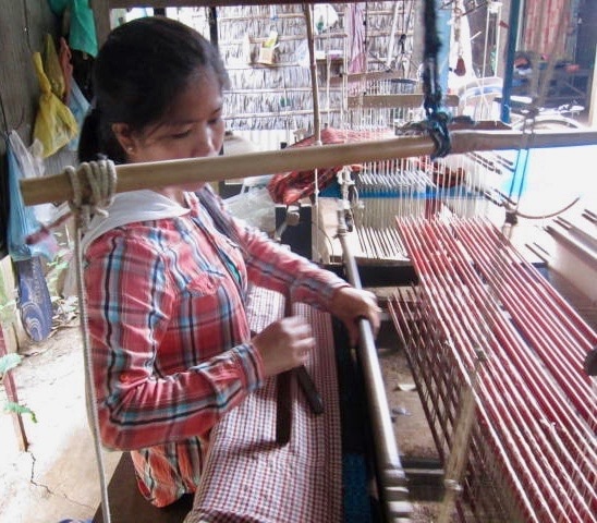 Ikat Weaving Cambodia